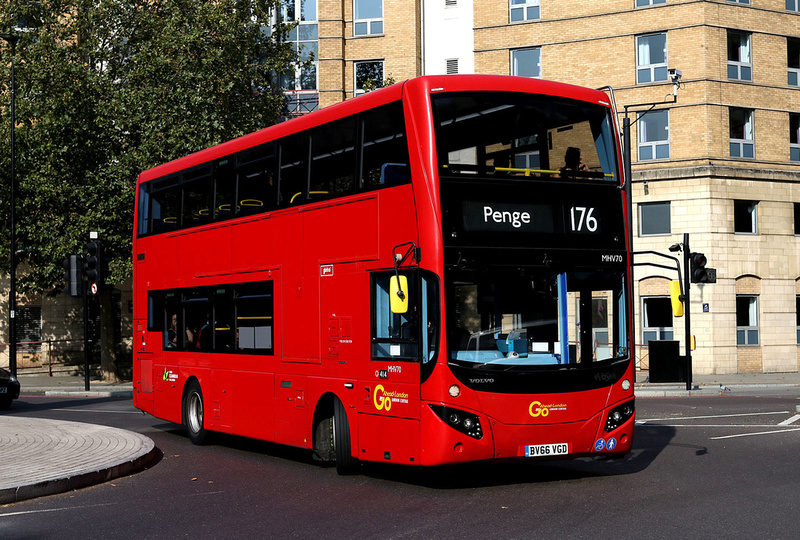 London Bus Routes | Route 176: Penge - Tottenham Court Road | Route 176 ...