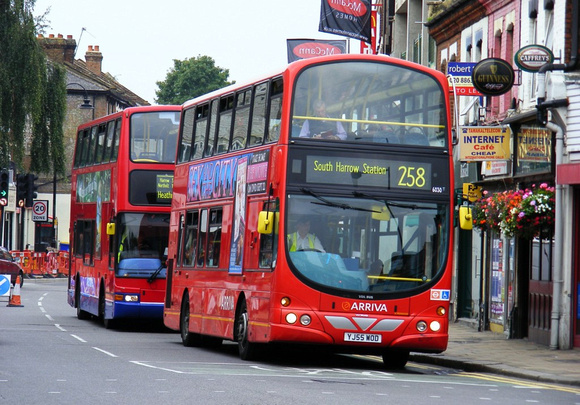 Route 258, Arriva The Shires 6030, YJ55WOD