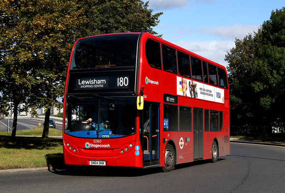 Route 180, Stagecoach London 12360, SN64OHK, Abbey Wood