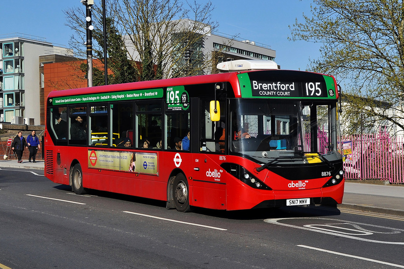 London Bus Routes | Route 195: Brentford, County Court - TF Charville ...