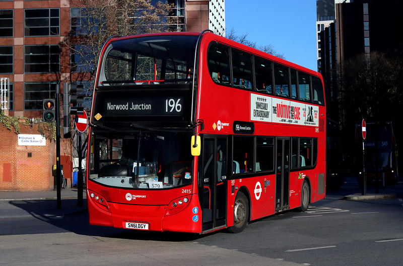 London Bus Routes | Route 196: Elephant & Castle - Norwood Junction ...