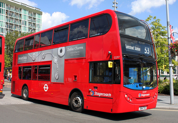 Route 53, Stagecoach London 12297, SN14TXS, Woolwich