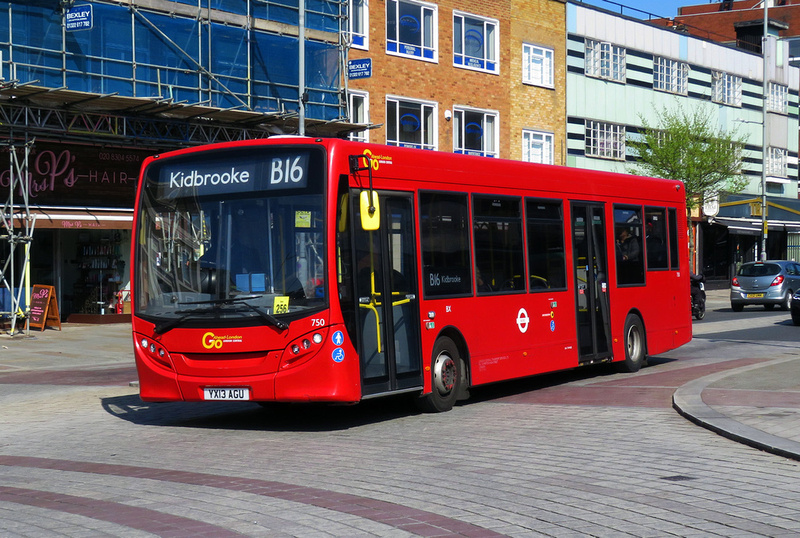 London Bus Routes | Route B16: Bexleyheath, Bus Garage - Kidbrooke ...