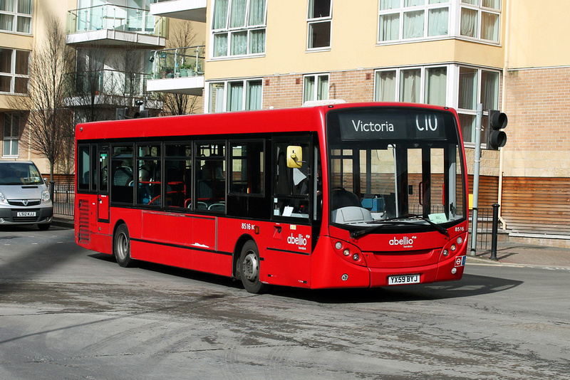 London Bus Routes | Route C10: Canada Water - Victoria | Route C10 ...