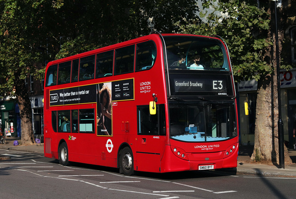 Route E3, London United RATP, ADH45021, SN60BYT, Chiswick