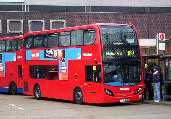 Route 189, Metroline, TE1096, LK60AHD, Brent Cross