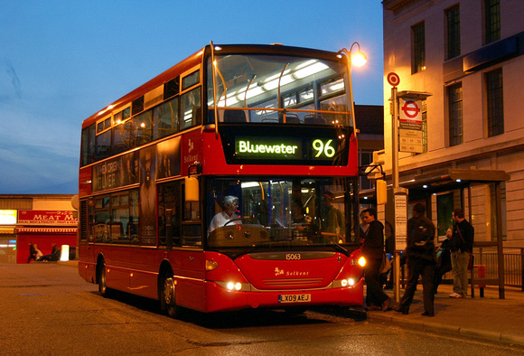 Route 96, Stagecoach London 15063, LX09AEJ, Woolwich