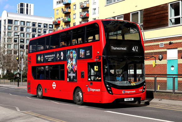 Route 472, Stagecoach London 12389, YX16OHE, North Greenwich