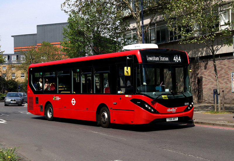 London Bus Routes | Route 484: Camberwell Green - Lewisham Station ...