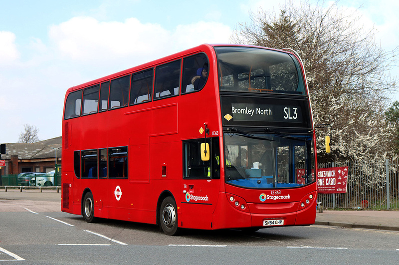 London Bus Routes | Route SL3: Thamesmead - Bromley