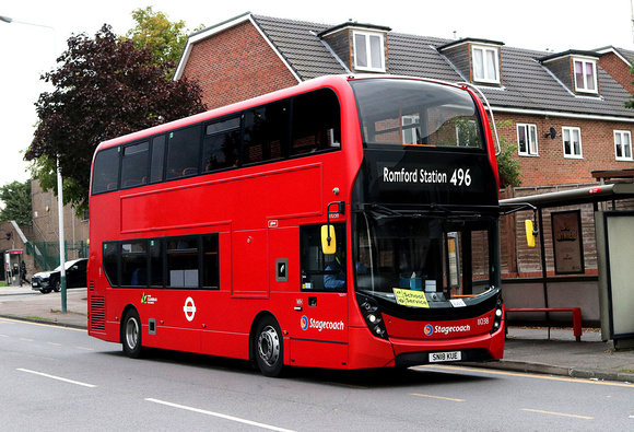 Route 496, Stagecoach London 11038, SN18KUE, Harold Hill