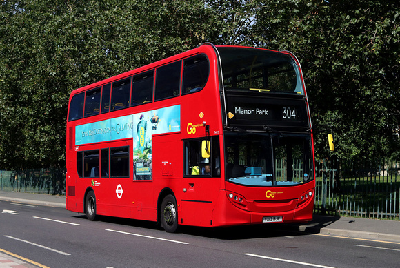 Route 304, Go Ahead London, EH21, YX13BJE, Prince Regent