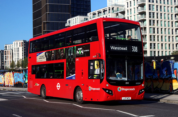Route 308, Stagecoach London 13141, LJ17WTK, Stratford