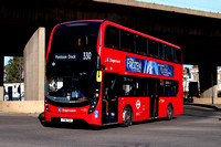 Route 330, Stagecoach London 11051, YY18TGX, Canning Town