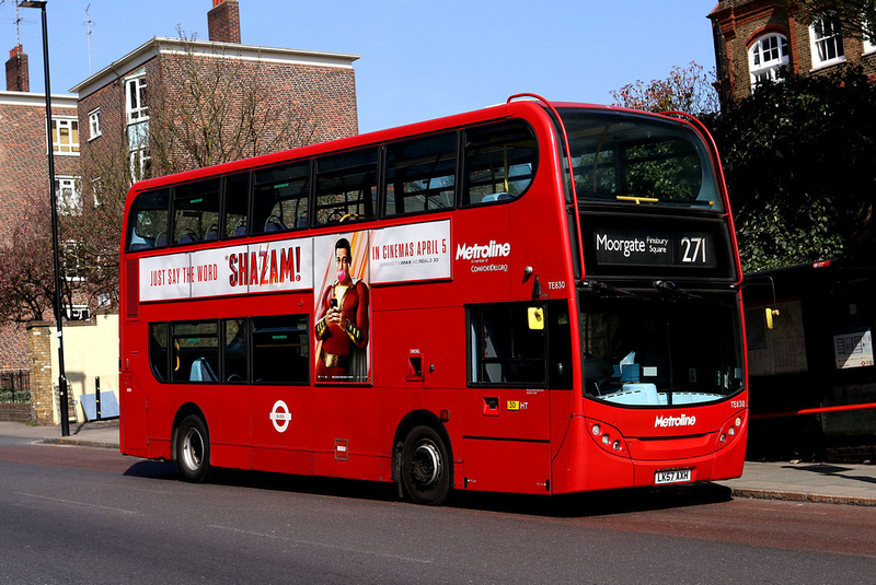 London Bus Routes | Route 271: Highgate Village - Moorgate [Withdrawn ...