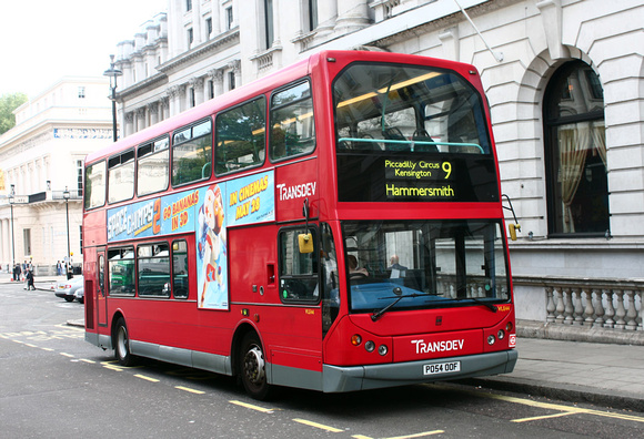 Route 9, Transdev, VLE44, PO54OOF, Piccadilly Circus