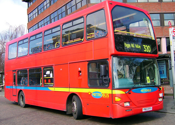 Route 320, Metrobus 485, YN53RYX, Bromley