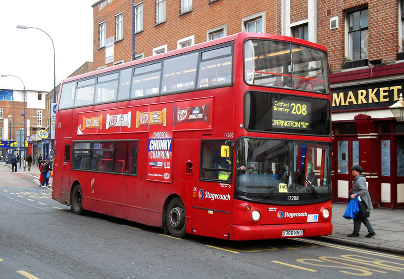 London Bus Routes | Route 208: Lewisham Station - Orpington, Perry Hall ...