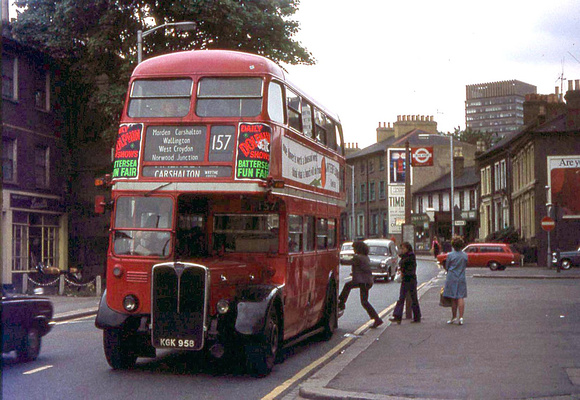 Route 157, London Transport, RT2149, KGK958, Croydon