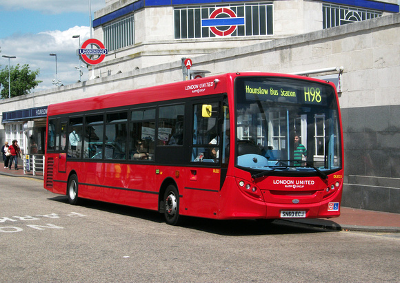 Route H98, London United RATP, DLE23, SN60ECJ, Hounslow West