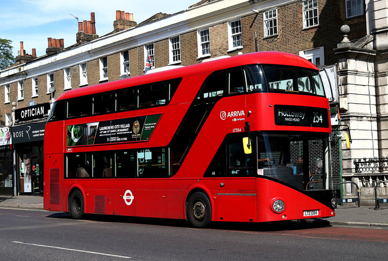 London Bus Routes | Route 254: Aldgate - Holloway, Nag's Head | Route ...