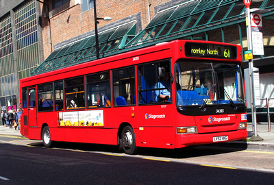 Route 61, Stagecoach London 34355, LV52HKG, Bromley