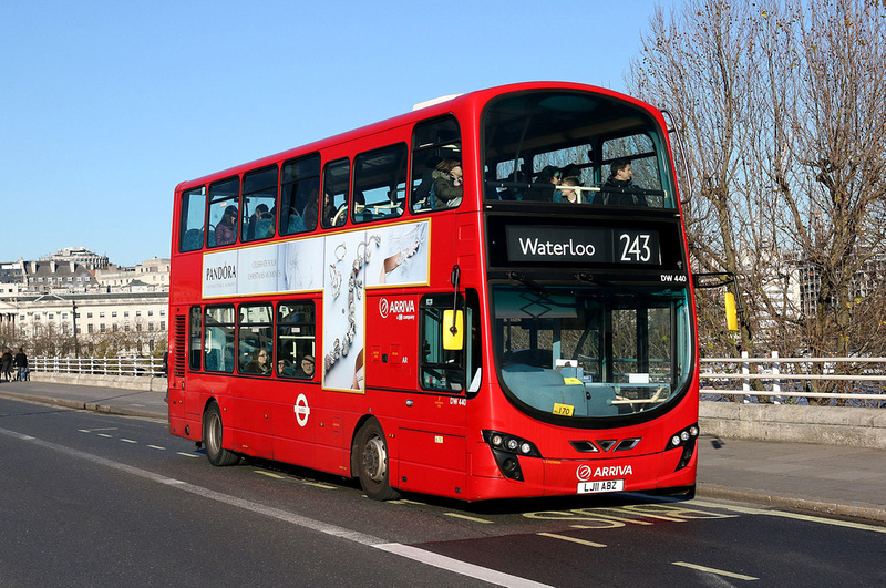 London Bus Routes | Route 243: Waterloo - Wood Green | Route 243 ...