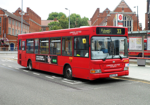 Route 33, London United RATP, DPS706, SN55HKJ, Hammersmith