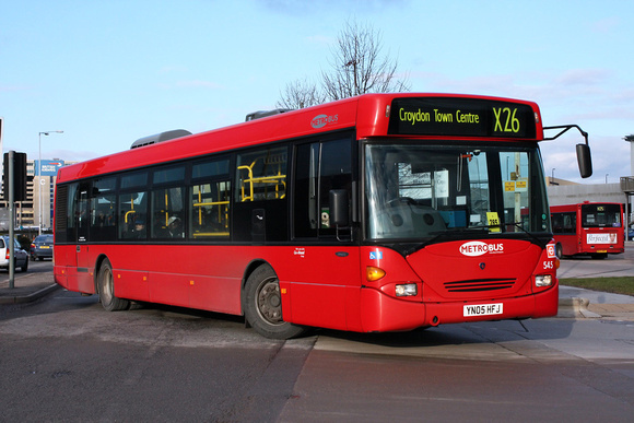 Route X26, Metrobus 545, YN05HFJ, Hatton Cross