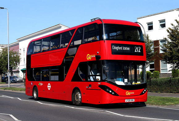 Route 212, Go Ahead London, Ee47, LF20XNS, Chingford Hatch