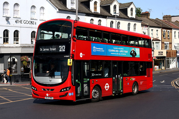 Route 212, Tower Transit, VH38102, BL64MHE, Walthamstow
