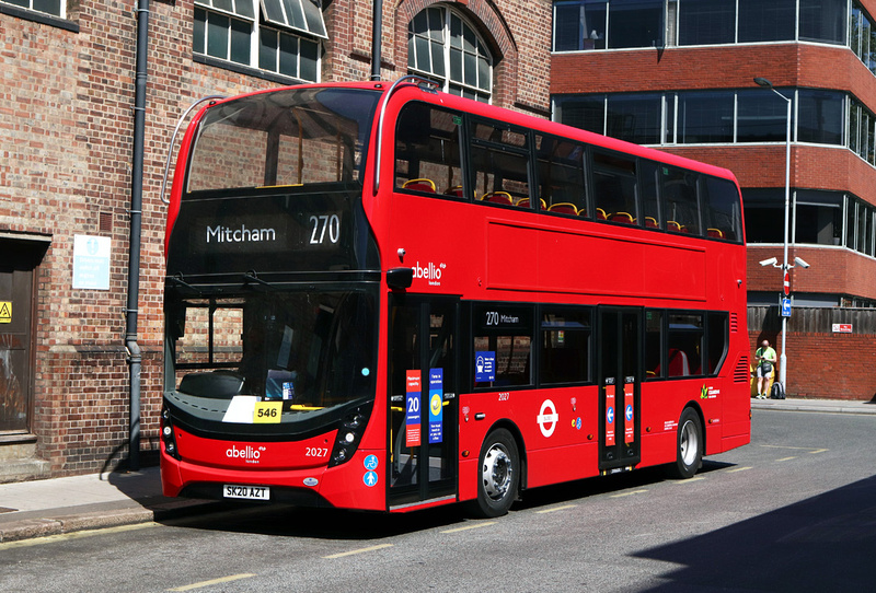 London Bus Routes Route 270 Mitcham Putney Bridge
