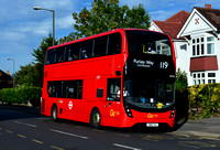 Route 119, Go Ahead London, EH328, YW19VVA, Purley Way