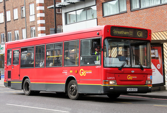 Route G1, Go Ahead London, LDP271, LX05EXZ, Tooting