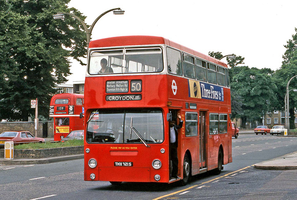 Route 50, London Transport, DMS2321, THX321S, Streatham Hill