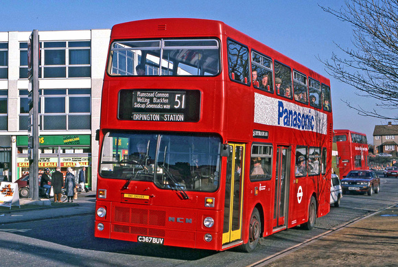 Route 51, London Transport, M1367, C367BUV, Orpington