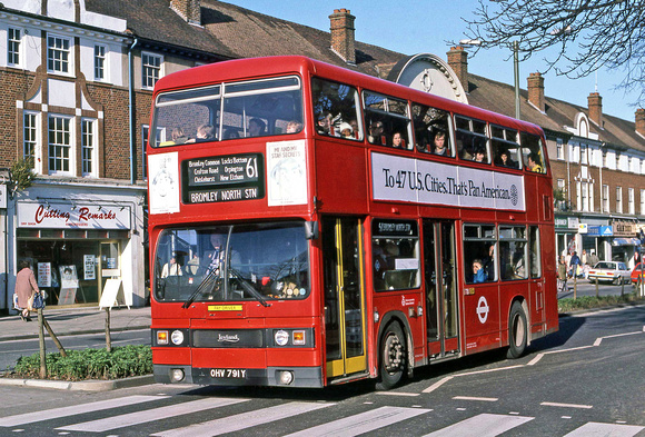 Route 61, London Transport, T791, OHV791Y, Orpington