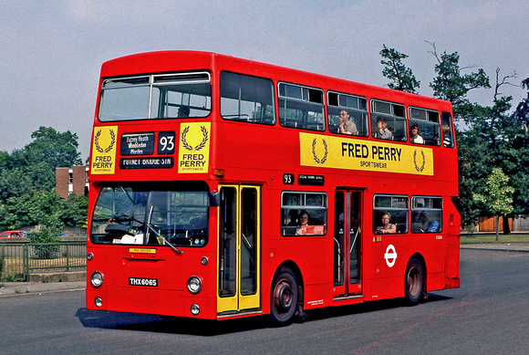 Route 93, London Transport, DMS2606, THX606S, Putney Heath