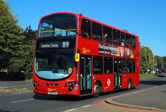 Route 89, Go Ahead London, WVL274, LX59CYL, Eltham