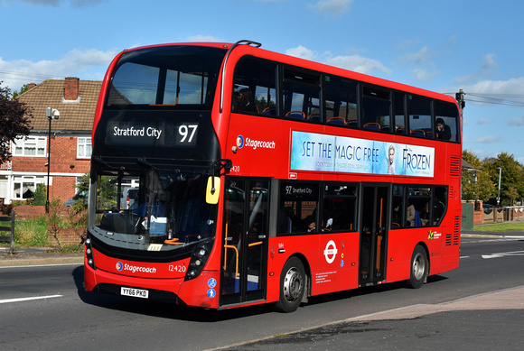 Route 97, Stagecoach London 12420, YY66PKD, Chingford