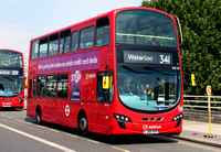Route 341, Arriva London, DW331, LJ60AXP, Waterloo Bridge