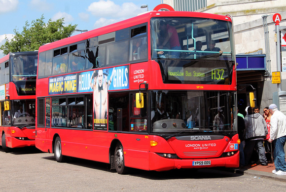 Route H32, London United RATP, SP136, YP59ODS, Hounslow