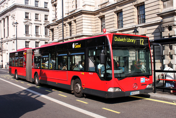 Route 12, London Central, MAL70, BX54UCU, Whitehall