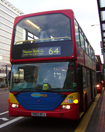 Route 64, Metrobus 461, YN03DFJ, Croydon