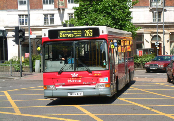 Route 283, London United, DPS631, SK02XHF, Hammersmith