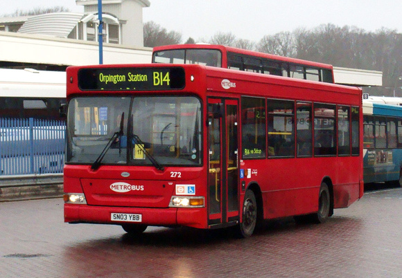Route B14, Metrobus 272, SN03YBB, Orpington