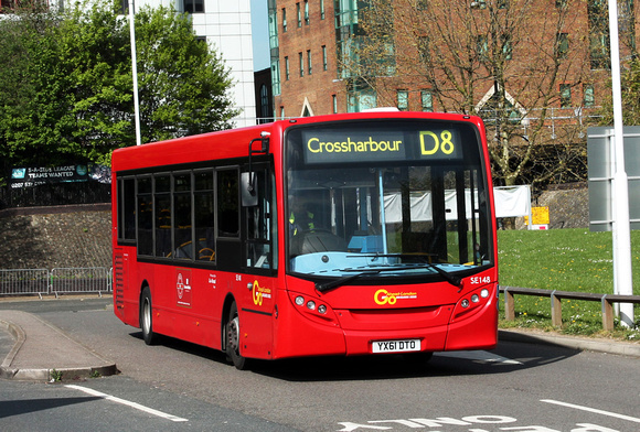Route D8, Go Ahead London, SE148, YX61DTO, Crossharbour Asda