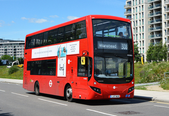 Route 308, Tower Transit, MV38251, LJ17WUB, Stratford
