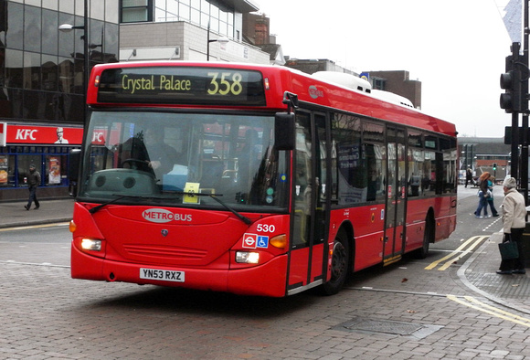 Route 358, Metrobus 530, YN53RXZ, Bromley