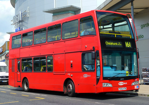 Route 161, Metrobus 894, PO59KFW, North Greenwich